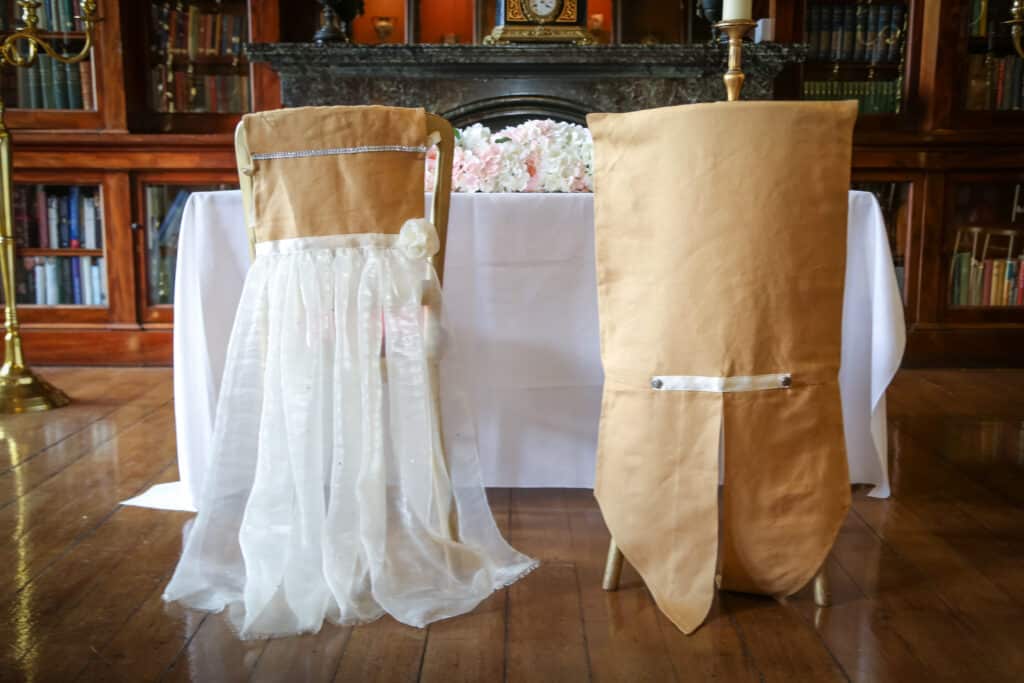 Bespoke Accessory Creation Service - wedding chair dressing