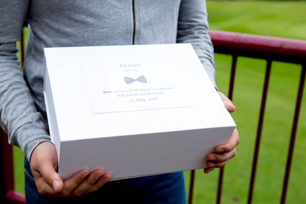 Bespoke gift box for the men in your celebration party