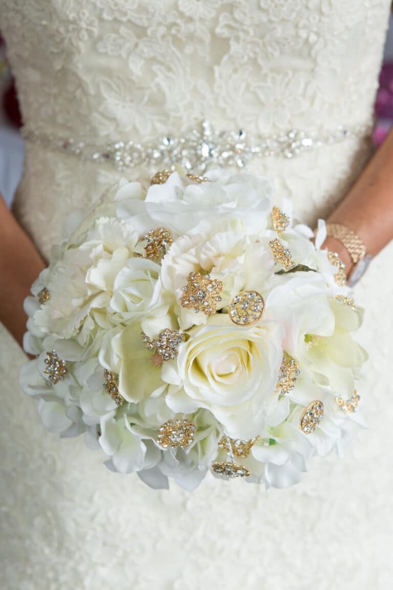Will you add a brooch bouquet as part of your wedding flowers packages