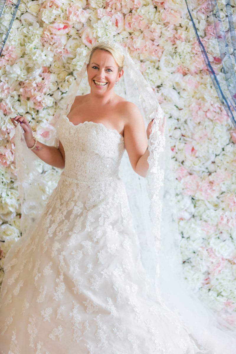 Picture perfect bride -making memories