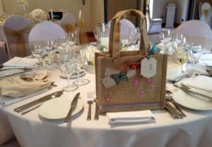 Bespoke items created for this wedding. 