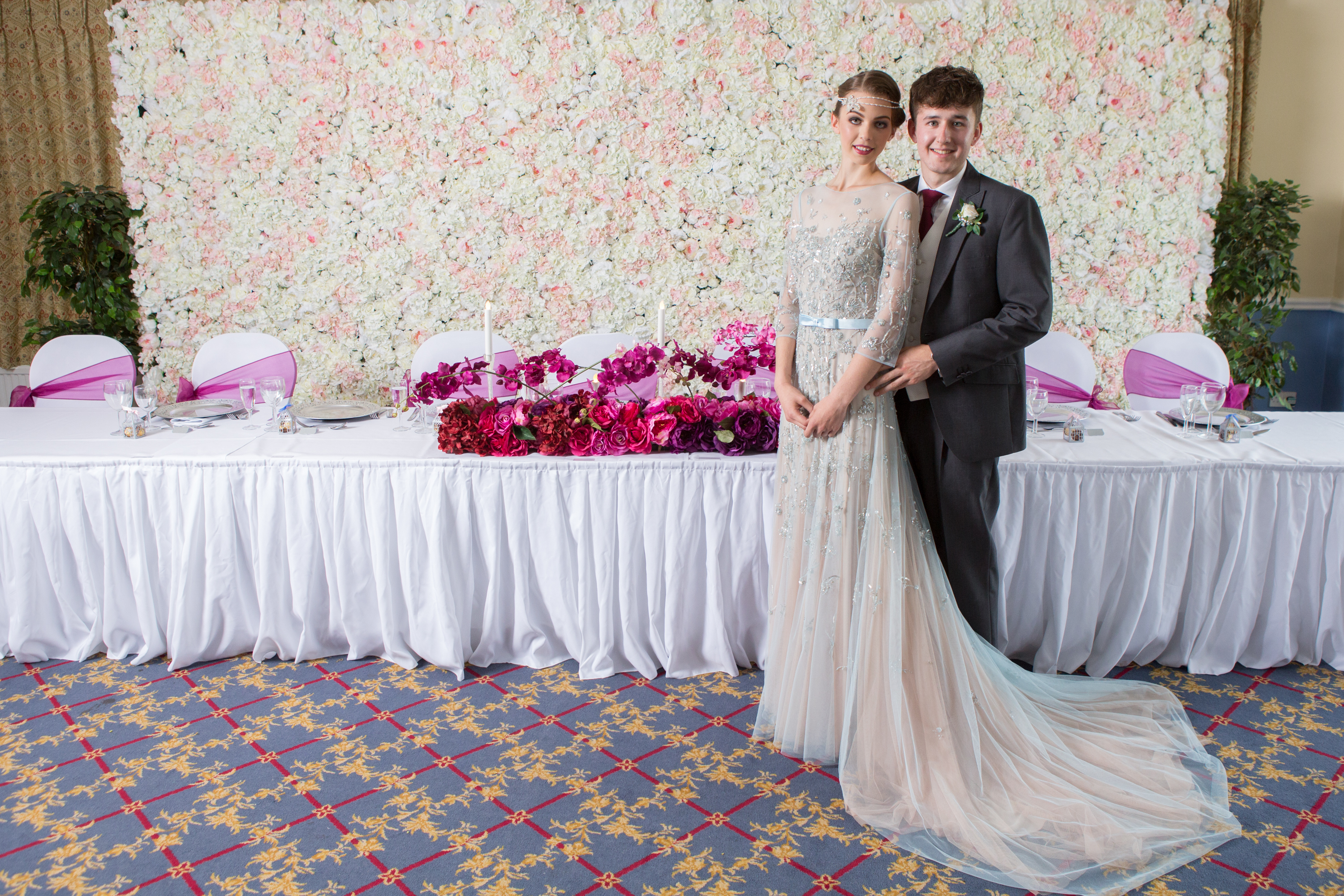 flower wall backdrop | Fabulous Functions UK