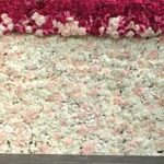 Flower Wall Setup at Steam-FabulousFunctionsUK