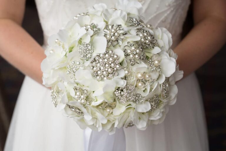 silver toned brooch bouquet | Fabulous Functions UK