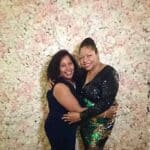 Flower wall backdrop for Vals Party