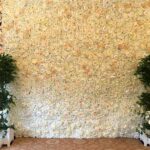 Floralie - Silk flower wall available from Fabulous Functions UK