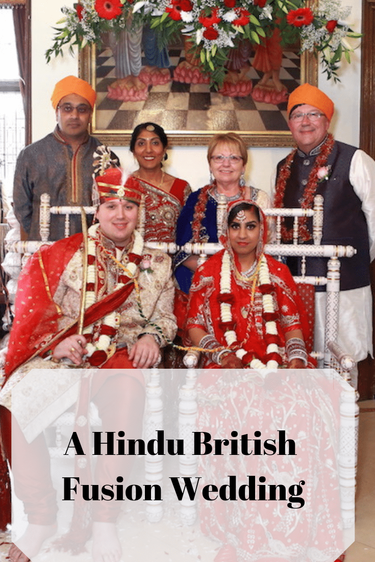 Incorporating the custom from two cultures in this beautiful Hindu British wedding