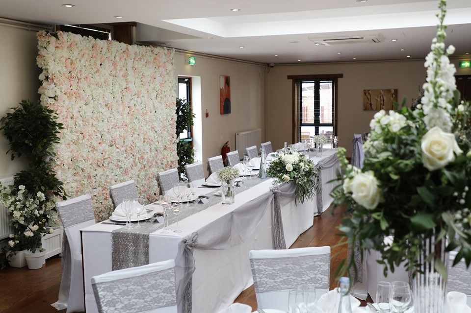 Venue Styling Packages from Fabulous Functions UK - A Silver and Grey Wedding Theme at the Stanton House hotel