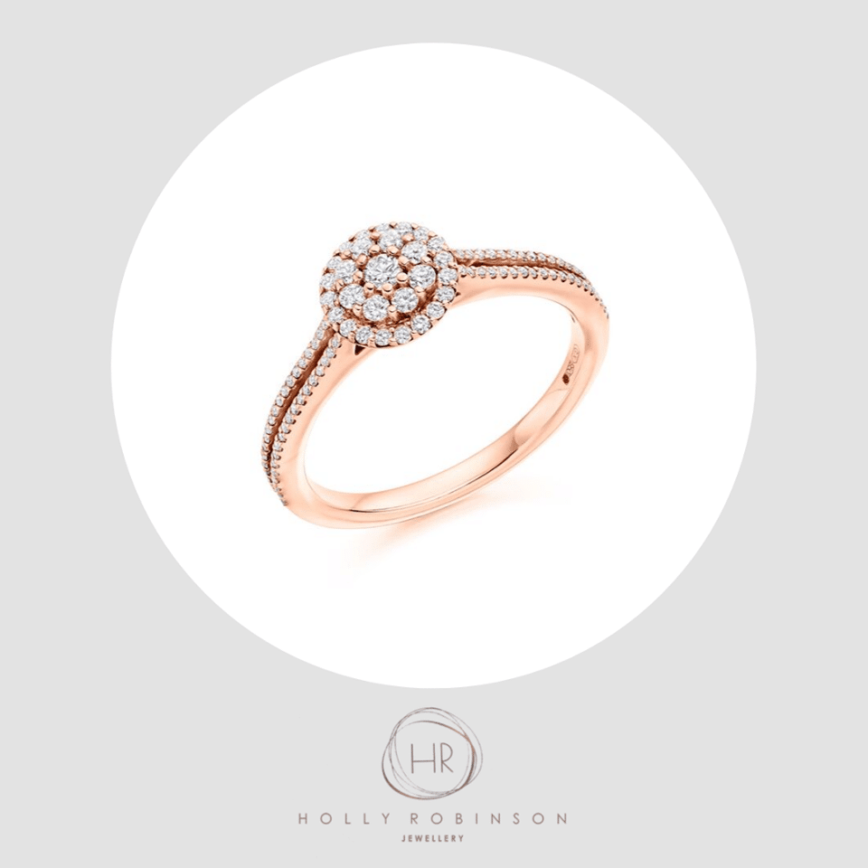 Learn how to care for your  beautiful rose gold and diamond engagement ring.  Every girl has an idea of what her dream ring will be like.  Once you have your sparkler on your finger, don’t compare your ring to others. Therein madness lie. And anyway, whether it costs £5 or £5000, your ring is a symbol of your love. As such it’s precious and priceless and no one else’s ring can surpass it.