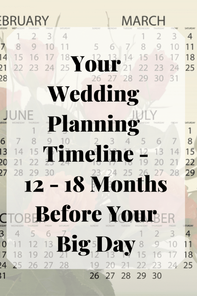 Wedding Planning Timeline- things to do 12 to 18 months before your wedding day- Fabulous Functions UK