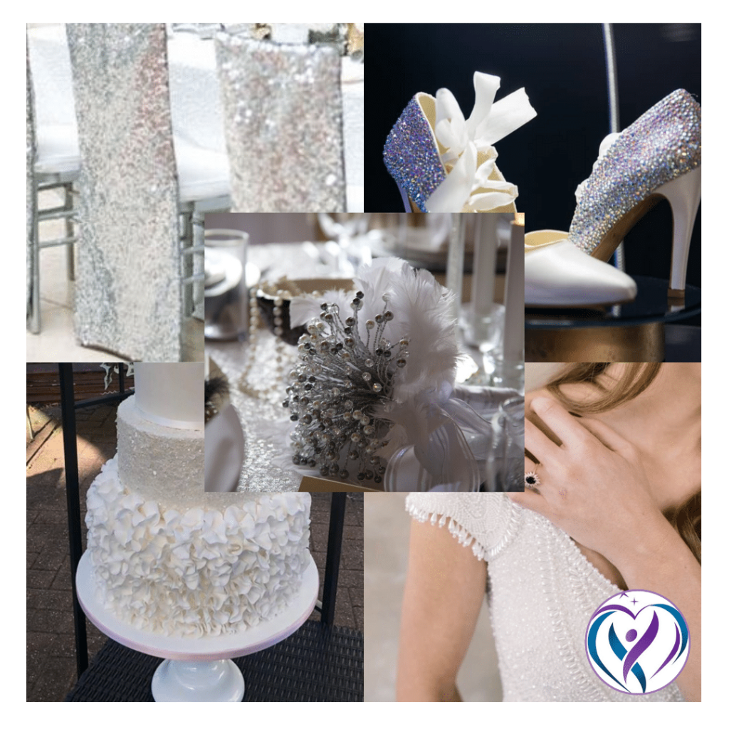 Silver and white wedding decor ideas from Fabulous Functions UK