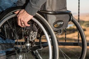 Wedding Venues and Disabled Access - person in a wheelchair