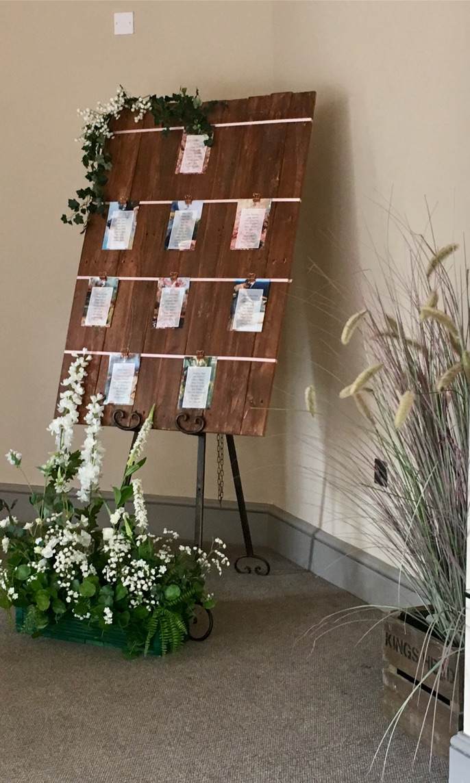 Reclaimed wood for this rustic table plan.