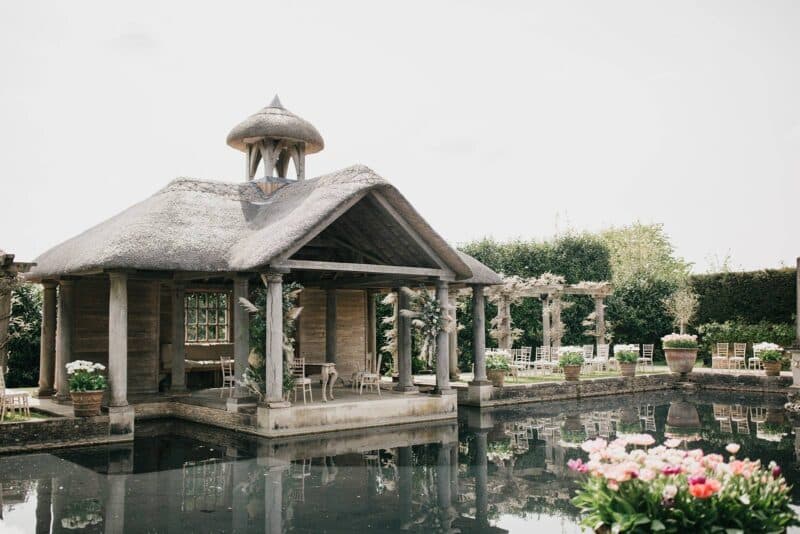 Boat House at Euridge Manor. On of the exclusive use Wiltshire Wedding Venues