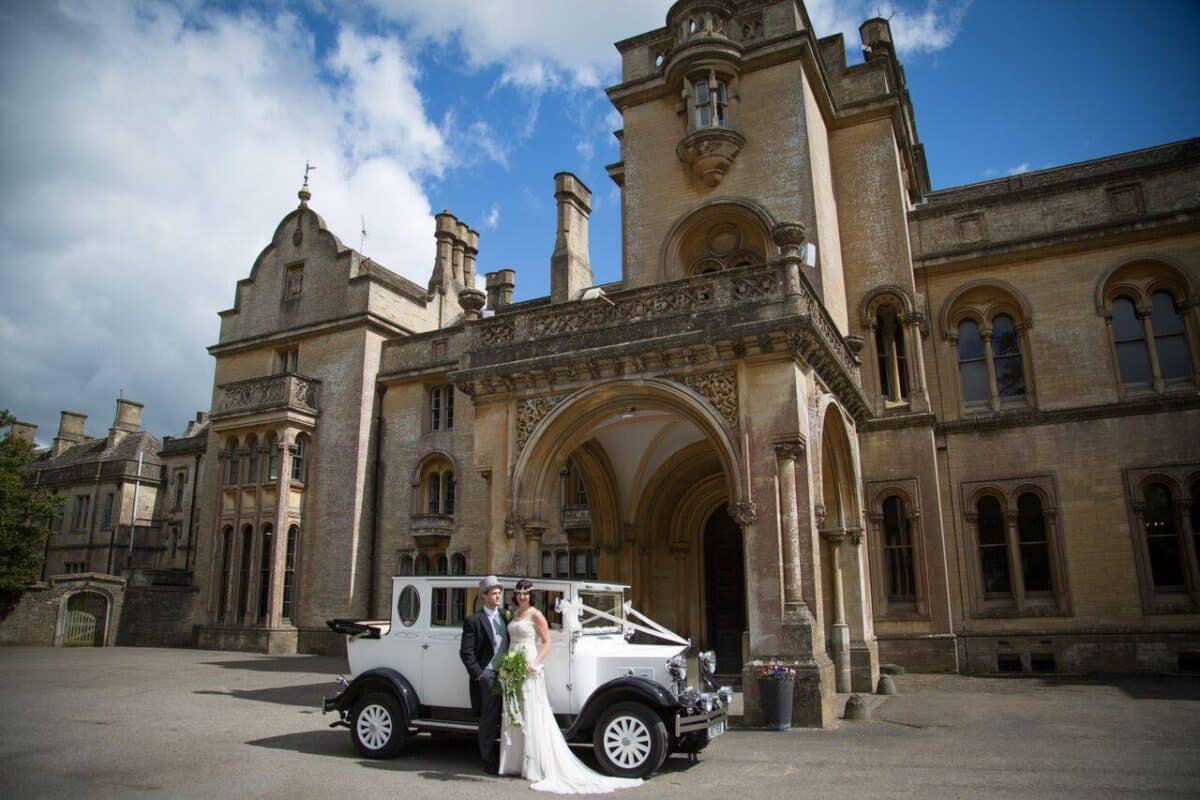 Facade of Wiltshire Wedding Venue Grittleton House