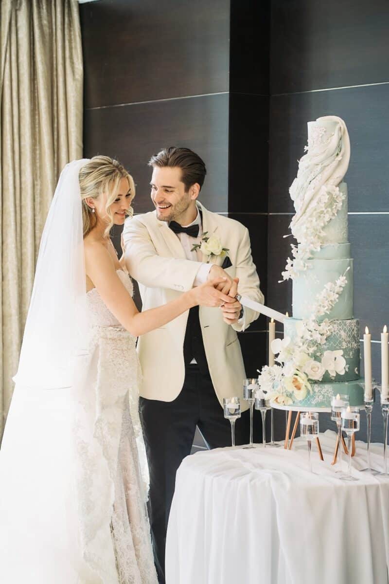 Cake cutting at the Intercontinental Park Lane