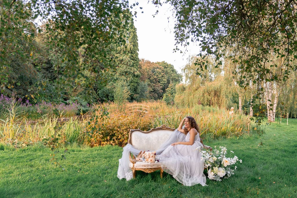Lake and Garden setting for the Matara Centre weddings 